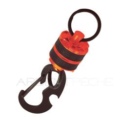 Accroche &eacute;puisette magn&eacute;tique DEVAUX Magnet Styl m&eacute;tal orange