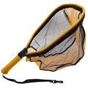 Daiwa Guadino Telescopico In Gomma - 100 Cm, 2 Sezioni, Maglia 6 Mm, Testa 40 Cm, Lunghezza Trasporto 50 Cm, Ideale Per Pesca Sportiva