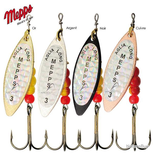 Cuiller MEPPS Aglia Long Rainbo n�2 Cuivre