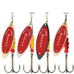 Cuiller MEPPS aglia longue redbo n&deg;0 Argent
