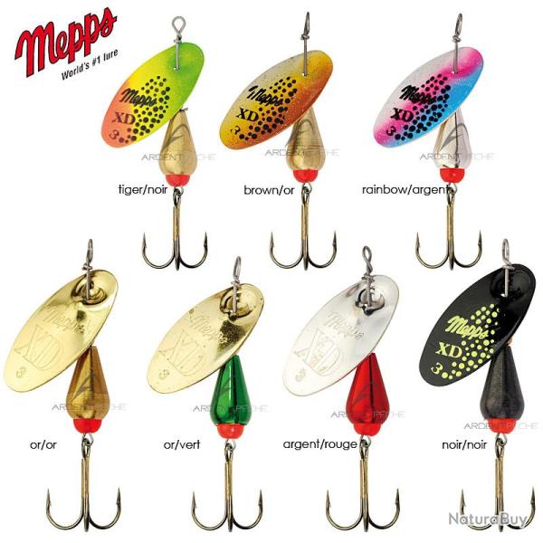 Cuiller MEPPS xd n�3 argent/rouge