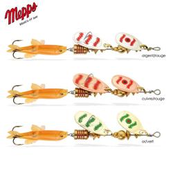 Cuiller MEPPS tandem special perche cuivre/rouge