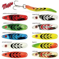 Cuiller ondulante MEPPS syclops n&deg;1 fluo chartreuse