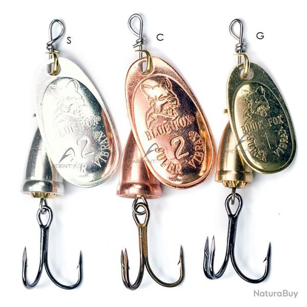 Cuiller BLUE FOX Vibrax original n�1 argent