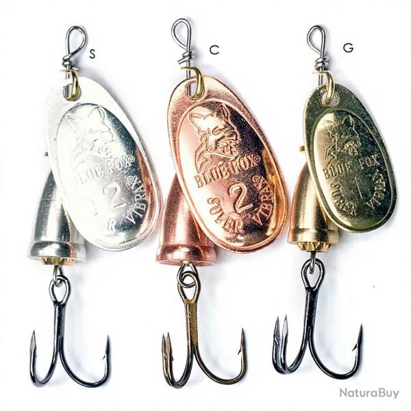 Cuiller BLUE FOX Vibrax original n�1 argent