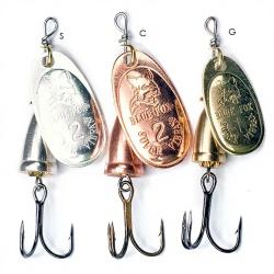 Cuiller BLUE FOX Vibrax original n&deg;3 argent