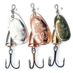 Cuiller BLUE FOX Vibrax original n&deg;5 argent