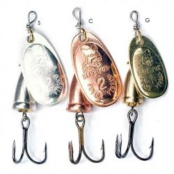 Cuiller BLUE FOX Vibrax original n&deg;5 argent