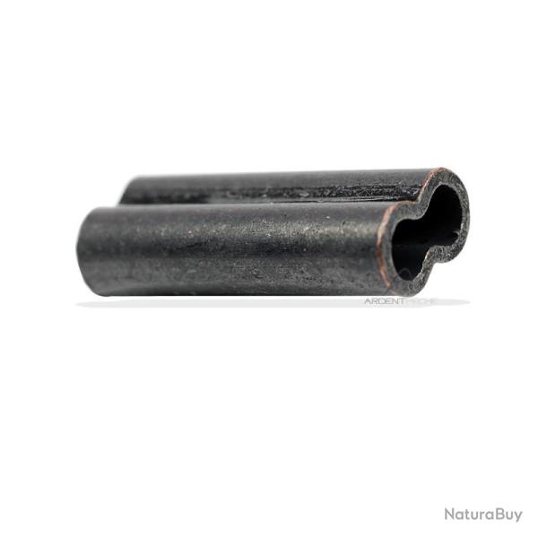 Tube � sertir FLASHMER double noir (doubles sleeves) � int�rieur 3mm