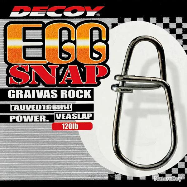 Agrafe egg snap DECOY n�4 (17mm)