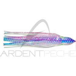 Leurre souple FLASHMER octopus &eacute;caill&eacute; violet 17cm