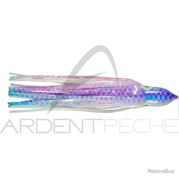 Leurre souple FLASHMER octopus �caill� violet 17cm