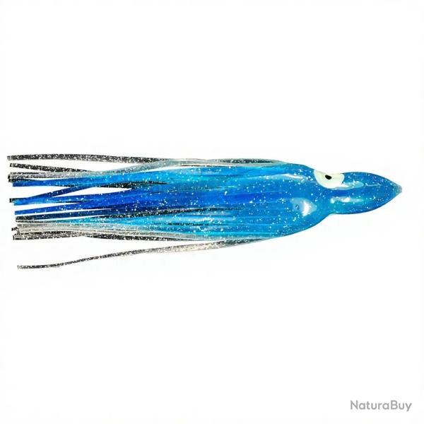 Leurre souple FLASHMER octopus 6cm bleu paillet�