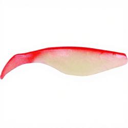 Leurre souple MISTER TWISTER shad rouge/blanc nacr&eacute; 52