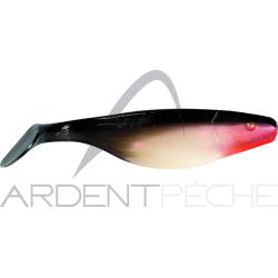 Leurre souple MISTER TWISTER shad signal sang 5cm blanc noir rouge B1PR