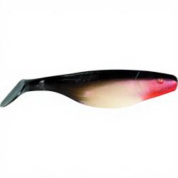 Leurre souple MISTER TWISTER shad signal sang 5cm blanc noir rouge B1PR