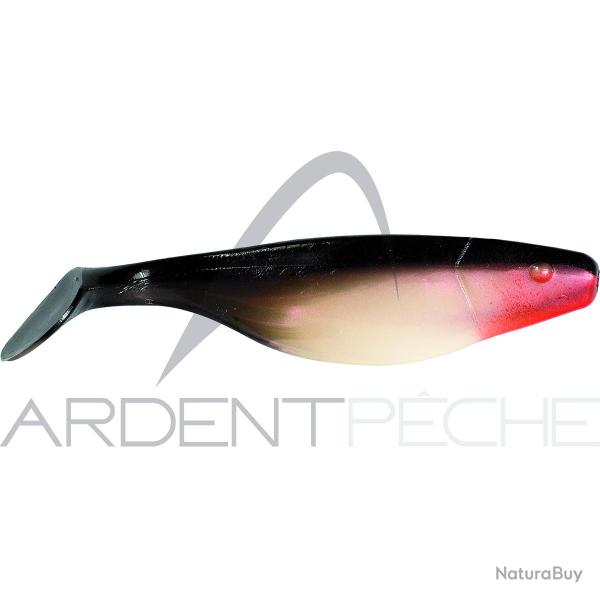 Leurre souple MISTER TWISTER shad signal sang 5cm blanc noir rouge B1PR