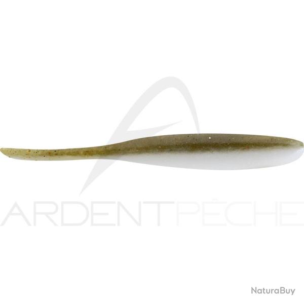 Leurre souple KEITECH Shad impact 3 S21 White ayu