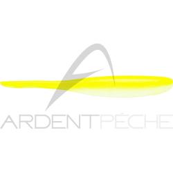 Leurre souple KEITECH Shad impact 3 S14 White chartreuse
