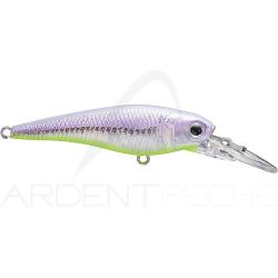 Poisson nageur LUCKY CRAFT Bevy shad 60 SP Real purple chart wakasagi