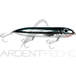 Poisson nageur HEDDON Super spook Chrom&eacute; dos bleu CHB