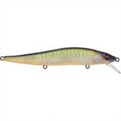 Poisson nageur MEGABASS Vision 110 FW SG Kasumi reaction