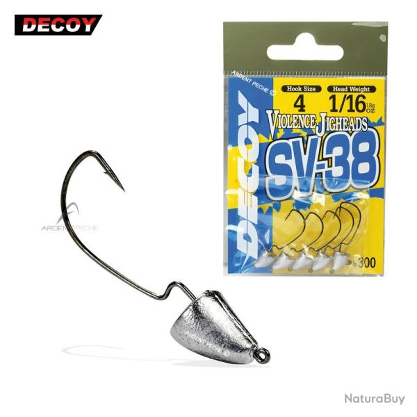 T�te plomb�e DECOY SV-38 1.8g H4