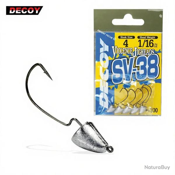 T�te plomb�e DECOY SV-38 2.6g H3