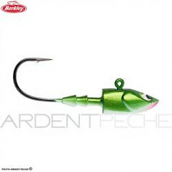 T&ecirc;te plomb&eacute;e BERKLEY Deep jig head olive pearl 10g