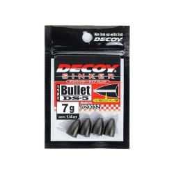 Plombs balle DECOY Bullet sinker DS-5 2.5g