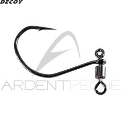 Hame&ccedil;on simple DECOY Worm 123 DS Hook masubari H6