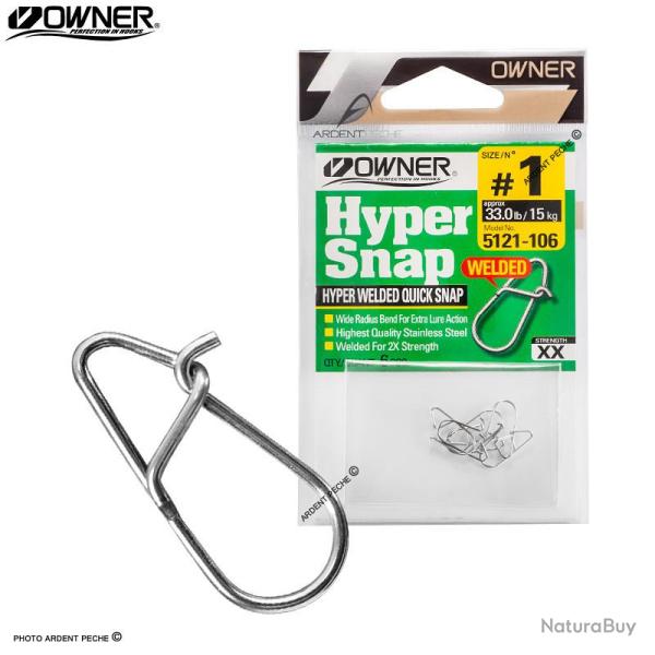 Agrafe OWNER Hyper snap 000 (8mm)