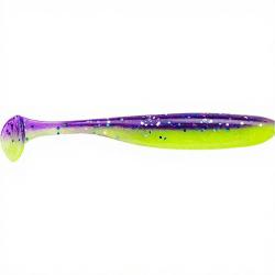 Leurre souple KEITECH Easy shiner 5 S15 Violet silver/Chartreuse