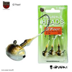 T&ecirc;te plomb&eacute;e GUNKI G&acute;Foot 18g