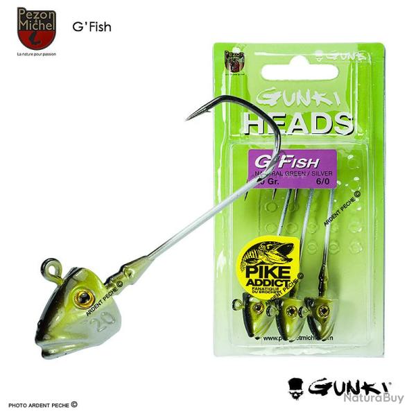 T�te plomb�e GUNKI G�Fish 10g