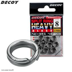 Anneaux bris&eacute;s DECOY Split ring Heavy class Taille 10