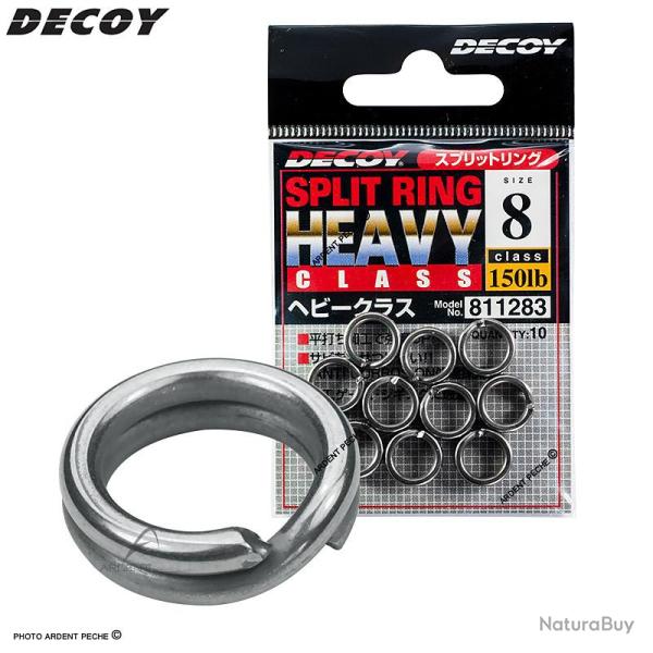 Anneaux bris�s DECOY Split ring Heavy class Taille 10