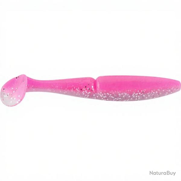 Leurre souple SAWAMURA One up shad 4 083 Pink back glitter belly