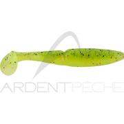 Leurres Souples Sawamura One Up Shad 4 Pouces Olive Green Glitter Item 12489693