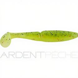 Leurre souple SAWAMURA One up shad 4 086 Apple green flakes
