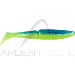 Leurre souple SAWAMURA One up shad 5 103 Blue gold glitter
