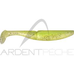 Leurre souple SAWAMURA One up shad 5 123 Clear green gold