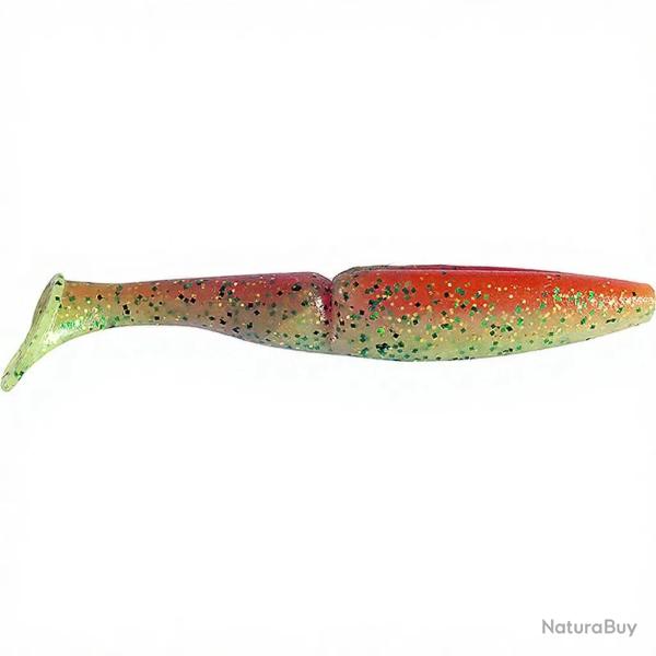 Leurre souple SAWAMURA One up shad 7 076 Orange green