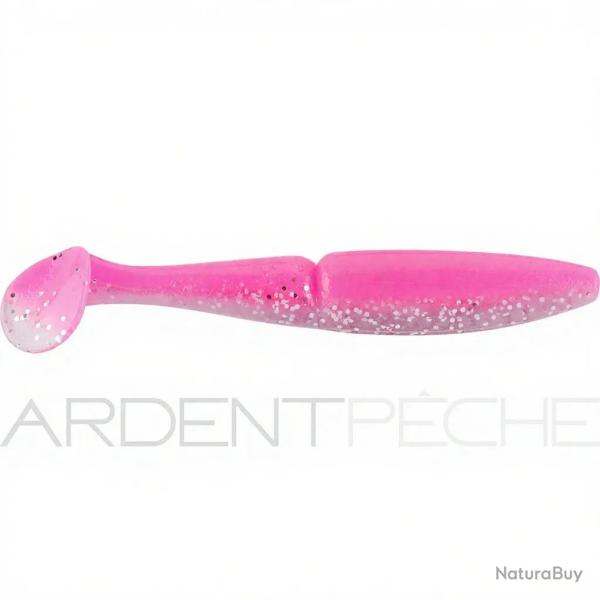 Leurre souple SAWAMURA One up shad 7 083 Pink back glitter belly