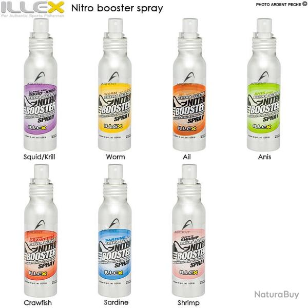 Attractant ILLEX Nitro booster spray Squid/Krill