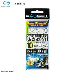 Bas de ligne SUNSET Sabiki rig sea rig H9 CDL 0.205mm / BDL 0.165mm