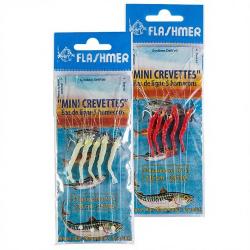 Bas de ligne Mini crevettes FLASHMER Blanc