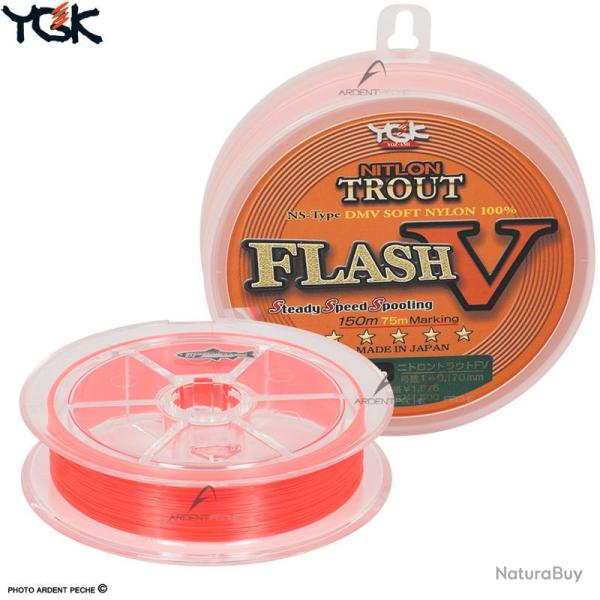 Fils nylon YGK Nitlon trout flash V 150m � 0.120mm