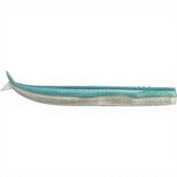 Leurre souple FIIISH Crazy sand eel corps 150 Bleu nacr&eacute;