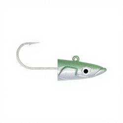 T&ecirc;te plomb&eacute;e FIIISH Crazy sand eel 150 Off shore 20g Pearl green - CSE221 - x2
